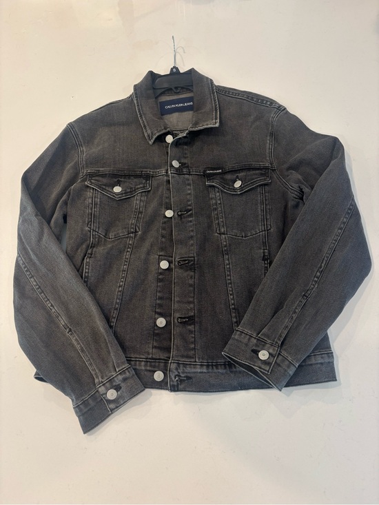 Calvin Klein Jeans Other - Calvin Klein Jeans Washed Black Denim Jacket